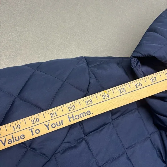 NWT Lands End Feather Free Insulated Jacket Size Womens 3XL Navy Blue Full Zip - Picture 4 of 9